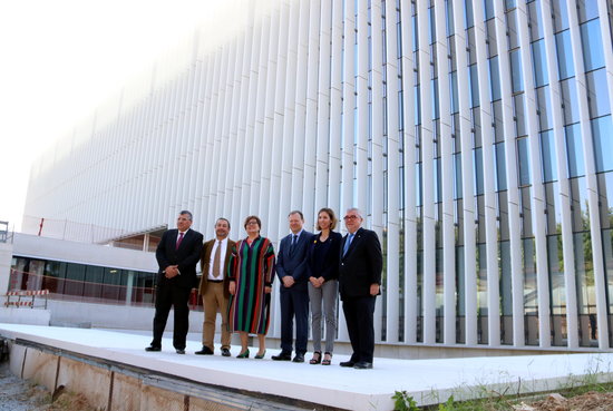 Several officials during the presentation of MareNostrum 5 project on June 10, 2019 (by María Belmez)