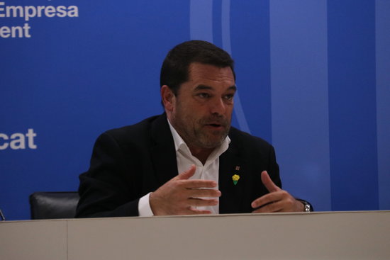 Catalonia's secretary general of business, Joaquim Ferrer, on June 11, 2019 (by Aina Martí)