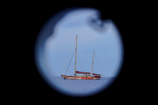 A Proactiva Open Arms boat (by Reuters/Juan Medina)
