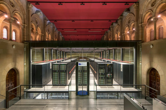 The Torre Girona Chapel where the Mare Nostrum 4 Supercomputer sits. (Photo: Barcelona Supercomputing Center)