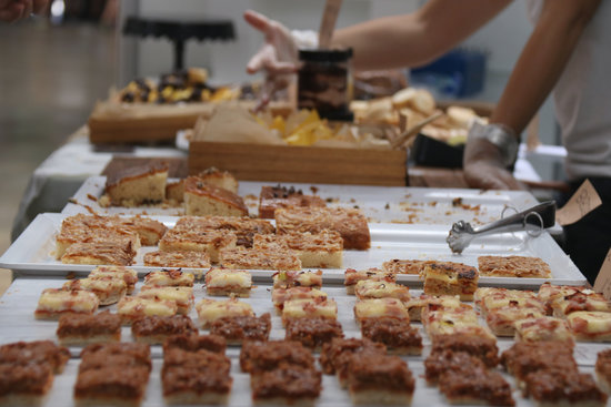 Cakes and treats on offer at the Barcelona Gluten Free Fair. (Photo: Mariona Puig)