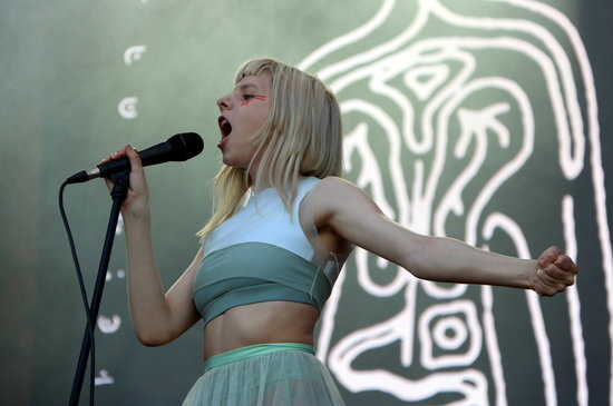 Norwegian singer Aurora performs on the opening day of Cruïlla 2019. (Photo: Pau Cortina)