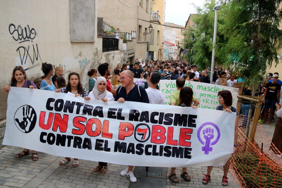 Demonstration in El Masnou (by Àlex Recolons)