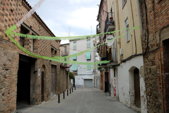 The street where the alleged sexual attack in Manresa happened (by ACN)
