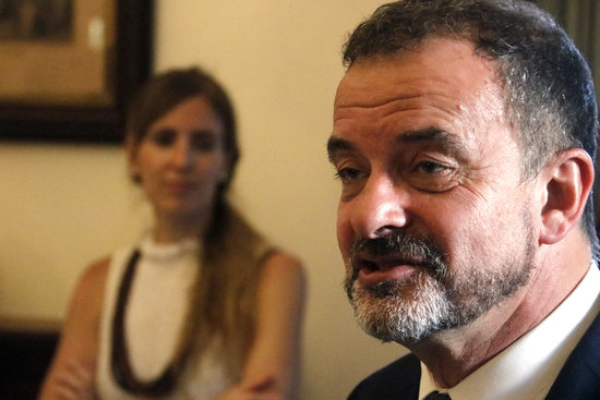The Catalan foreign minister, Alfred Bosch, during his trip to the United States on July 17, 2019 (by Jordi Pujolar)