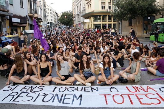 The recent case of gang rape in Manresa has sparked demonstrations (Laura Busquets)