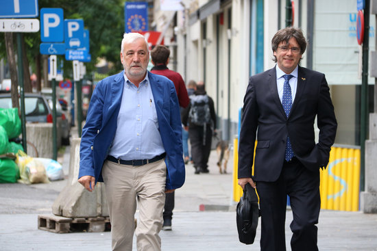 The former Catalan president has raised concerns that he is being spied on (by Natàlia Segura)