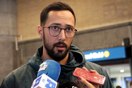 Exiled rapper Valtònyc in Brussels on September 16, 2019 (by Nazaret Romero)