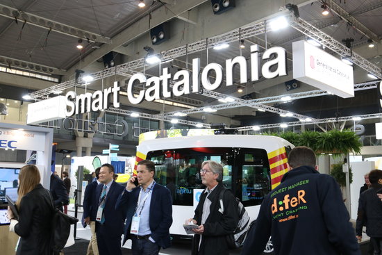 The Smart Catalonia stand at the 2019 Smart City Expo World Congress (by Maria Belmez)