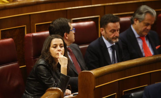 Image of Ciutadans' leader, Inés Arrimadas, on December 3, 2019 (by Javier Barbancho)