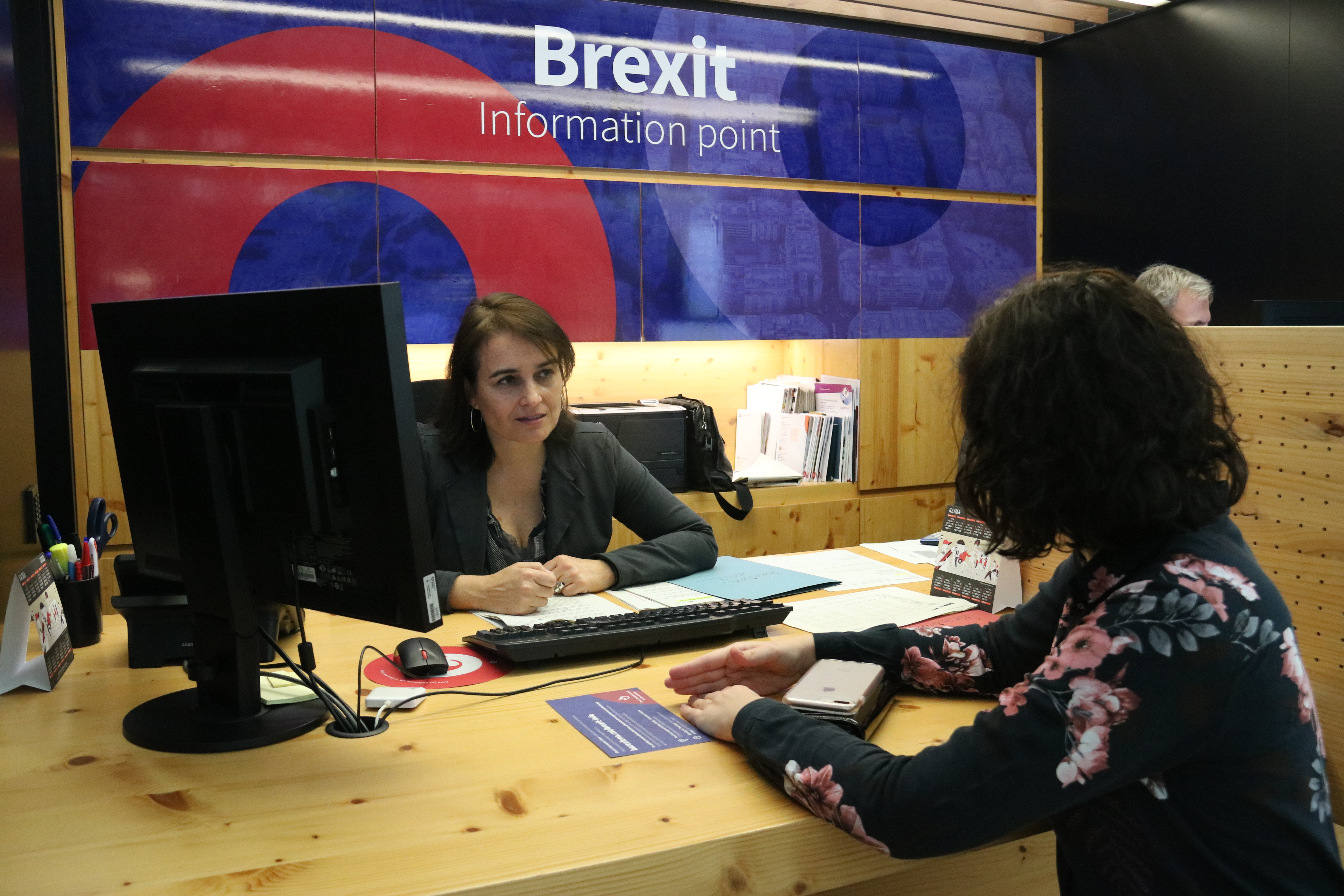 Brexit Information Point, run by Barcelona City Council and Barcelona Activa