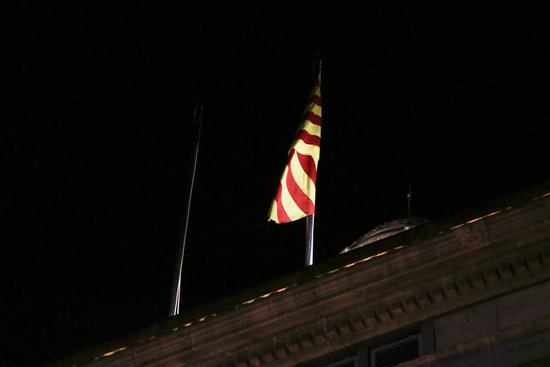 Image of the Catalan government's HQ without Spanish flag on January 3, 2020 (by Miquel Codolar)