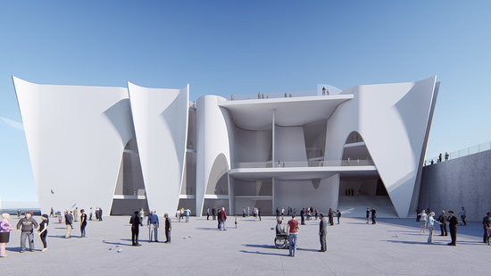 Image of the Hermitage museum project in Barcelona (by Hermitage)