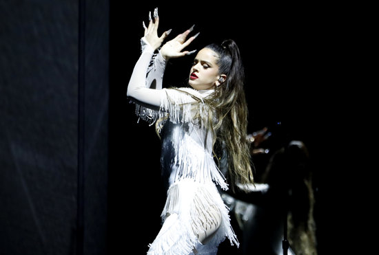 Catalan singer Rosalía performing at the Grammy Awards ceremony in January 2020 (by Reuters)