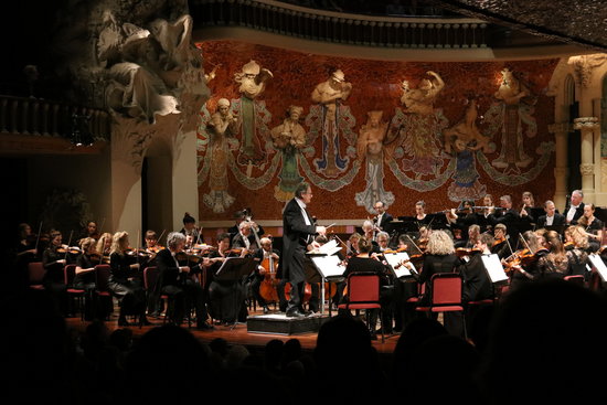 Image of the concert by Sir John Eliot Gardiner and the Orchestre Révolutionnaire et Romantique held at the Palau de la Música Catalana, on February 9, 2020 (by Pere Francesch)
