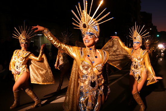 A carnival parade in Tarragona, February 23, 2020 (by Mar Rovira)