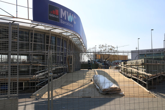Image of the premisses where 2020 Mobile World Congress was due to take place (by Marta Casado)