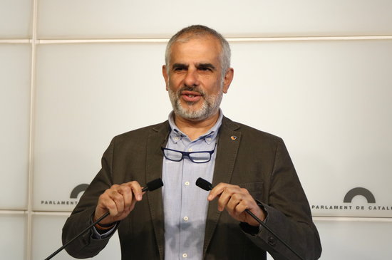 Carlos Carrizosa, Cs leader in parliament, March 3, 2020 (by Sílvia Jardí))