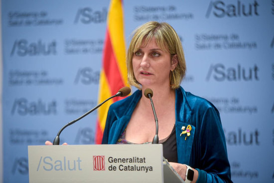 Catalan health minister Alba Vergés, April 26, 2020 (Dept of Health)
