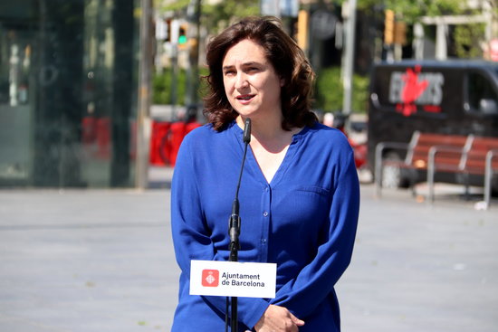Barcelona mayor Ada Colau, April 25, 2020 (by Mar Vila)