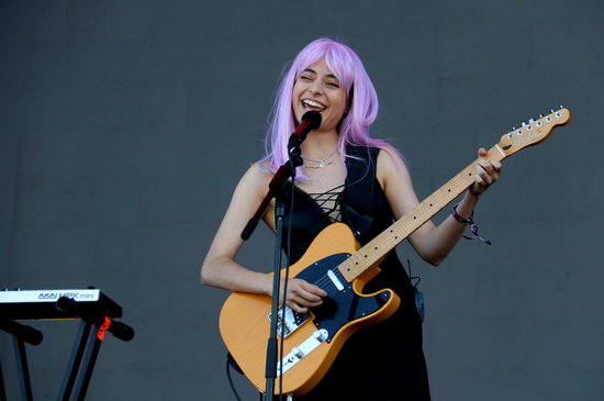 Pavvla, during her performance at Primavera Sound 2019 (by Mar Vila)