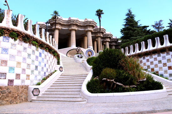 Parc Güell's iconic Hypostyle Room, now with its restoration works completed in August 2020 (by Natàlia Costa)