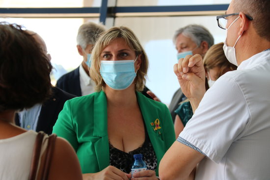 Former Catalan health minister Alba Vergés