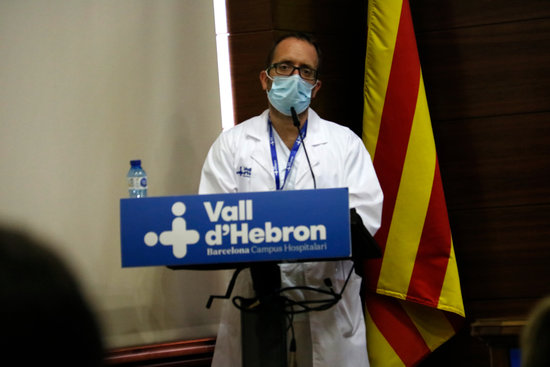 Pere Soler, head of the Pediatric Infectious Diseases unit at Vall d'Hebron Hospital (by Blanca Blay)