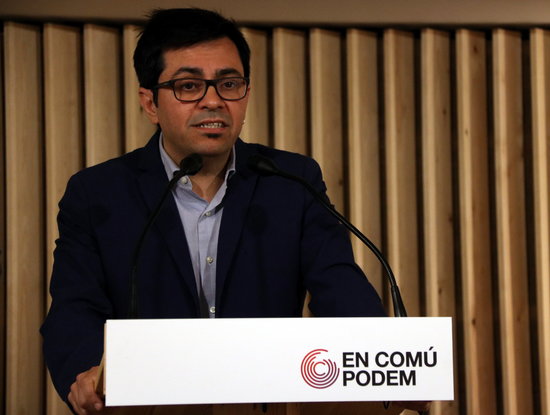 En Comú Podem's Gerardo Pisarello, in May 2019 (by Nazaret Romero)
