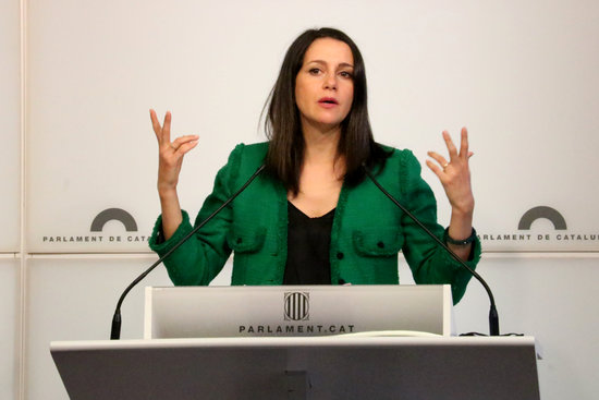 Ciudadanos leader Inés Arrimadas, September 7, 2020 (Bernat Vilaró)