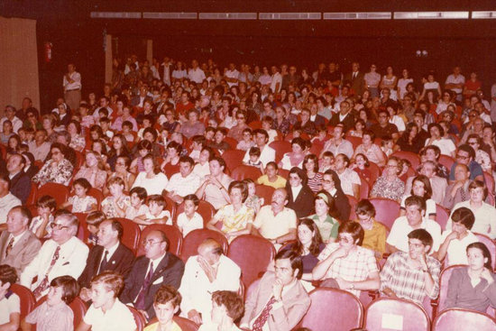 Archive image of the Centre Parroquial in Argentona, one of the thirteen cinemas to be honored by the Catalan Film Acadamy (by Catalan Film Academy)