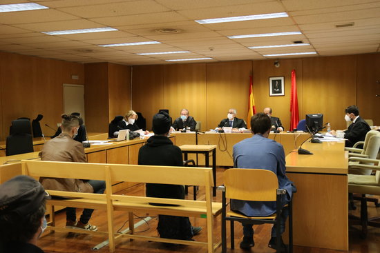 Photograph taken during the trial of Dani Gallardo, November 2020 (by Roger Pi de Cabanyes)