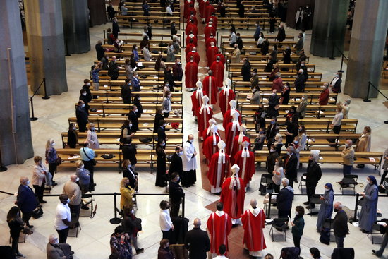 Mass at the Sagrada Família for the beatification of Joan Roig Diggle, November 7, 2020 (by Jordi Bataller) 