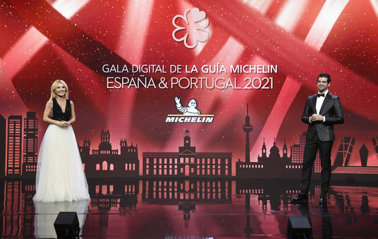 Photo from the 2021 Michelin Guide gala in Madrid (image from Michelin Guide)