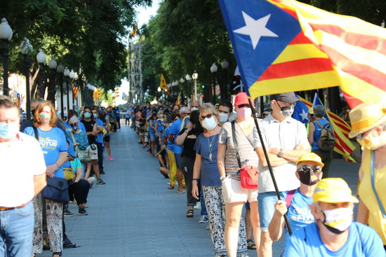 Celebrations of Catalonia National Day in Tarragona, September 11, 2020 (Núria Torres)