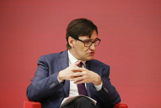 Socialist frontrunner for the Catalan election, Salvador Illa (by Sílvia Jardí)