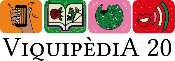 Catalan language Wikipedia - 'Viquipèdia' - celebrates its 20th anniversary, March 16, 2021 (image from Wikipedia)