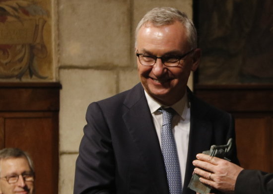 Catalan oncologist Josep Baselga receives the Catalonia International Award in 2016 (by ACN)