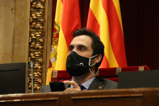 Catalan parliament speaker Roger Torrent (by Bernat Vilaró)