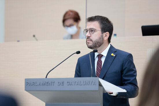 ERC's presidential candidate Pere Aragonès (by Job Vermeulen)