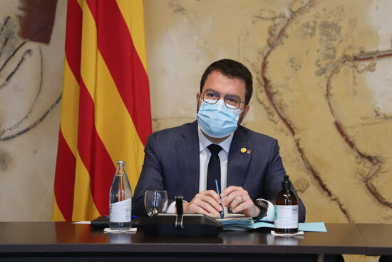 The 132nd president of Catalonia, Pere Aragonès (by Rubén Moreno / Govern)