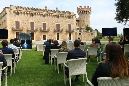 Presentation of the 2021 Peralada Festival on the grounds of the medieval castle (by Gemma Tubert)