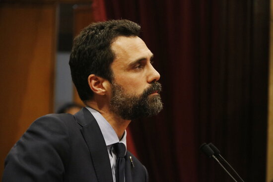 Roger Torrent, Business minister and former speaker of the Catalan parliament (by Sílvia Jardí)