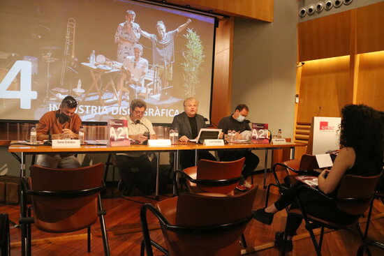 Officials from the music industry present their 2020 annual report (by Pau Cortina)