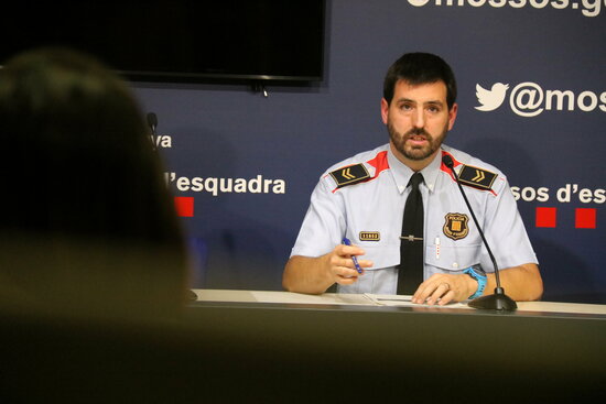 Sergeant Guillem Goset of the Catalan Mossos d'Esquadra police force (by David Cobo)