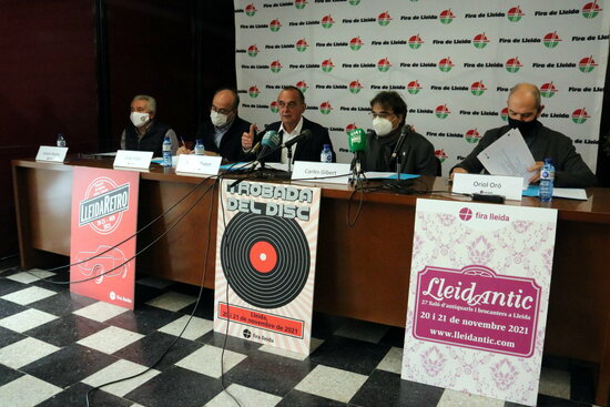 Lleidantic, Lleida Retro and Fira del Disc 2021 presentation on November 15, 2021 (by Salvador Miret)