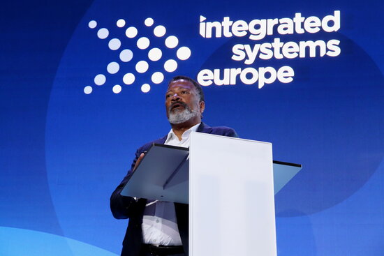 Integrated Systems Europe fair director, Mike Blackman, on June 1, 2021 (by Aina Martí)