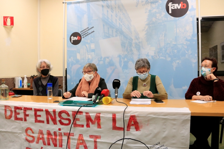 Federation of neighborhood associations in Barcelona (FAVB) on February 16, 2022 in Barcelona (by Laura Fíguls)
