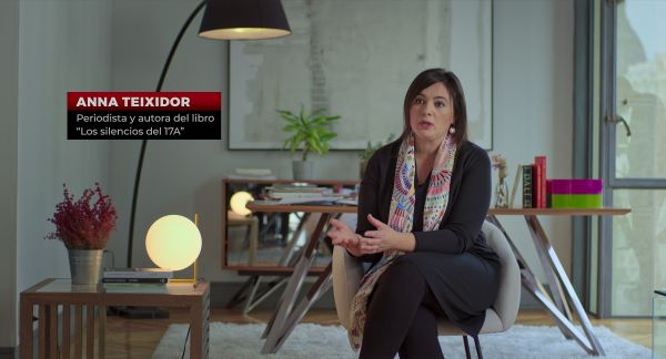 Journalist Anna Teixidor, one of the researchers involved in the investigation into the events of the 2017 terror attacks in Barcelona and Cambrils (image from Netflix)