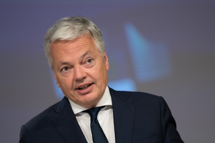 Didier Reynders, European Commissioner for Justice, July 20, 2021 (European Commission)